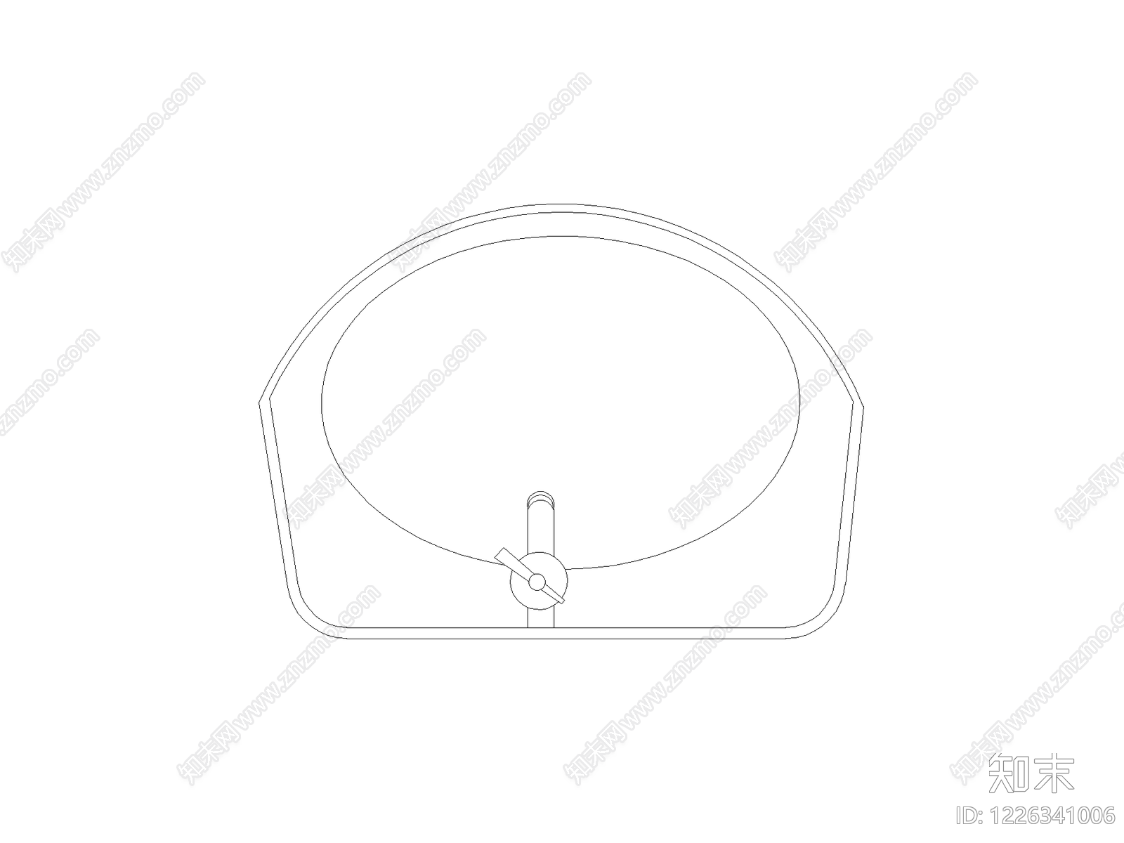现代卫浴设施CAD图纸