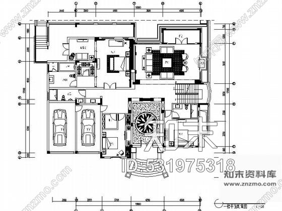 施工图南京奢华欧式风格2层别墅CAD室内施工图cad施工图下载【ID:531975318】