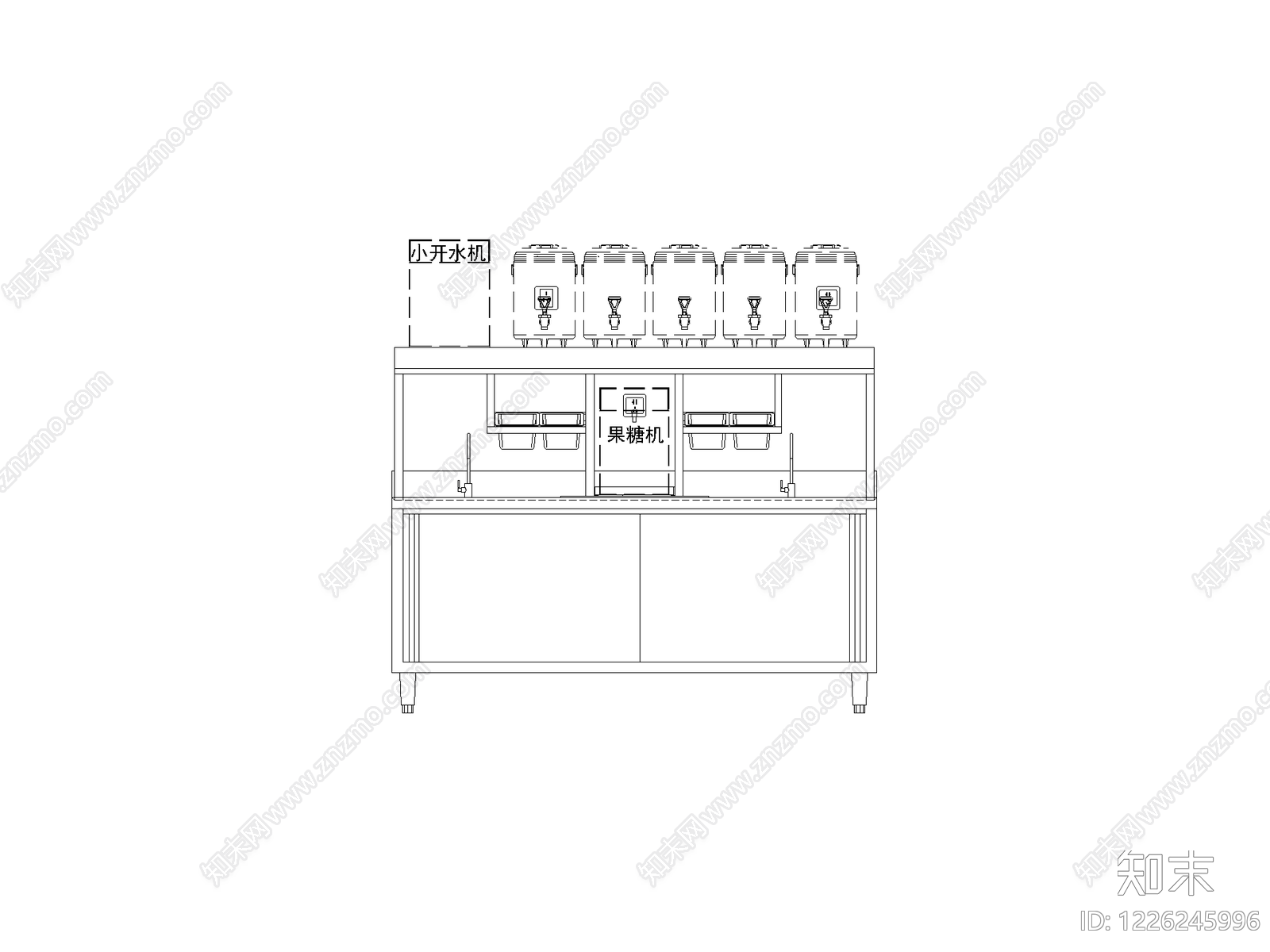 柜子cad施工图下载【ID:1226245996】