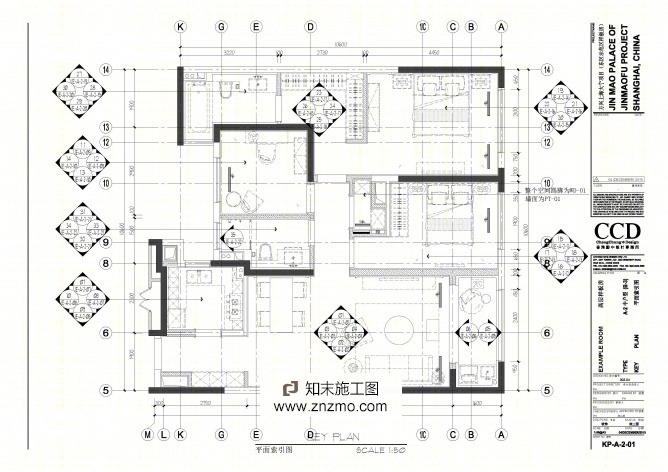 名师施工图cad施工图下载【ID:36889566】