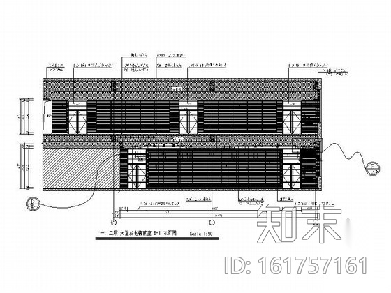 某办公楼大堂及电梯前室施工图cad施工图下载【ID:161757161】