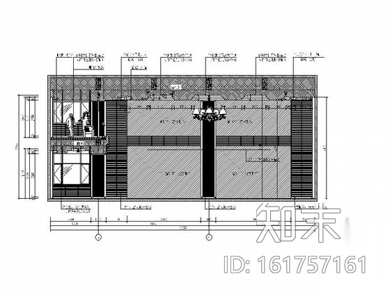 某办公楼大堂及电梯前室施工图cad施工图下载【ID:161757161】