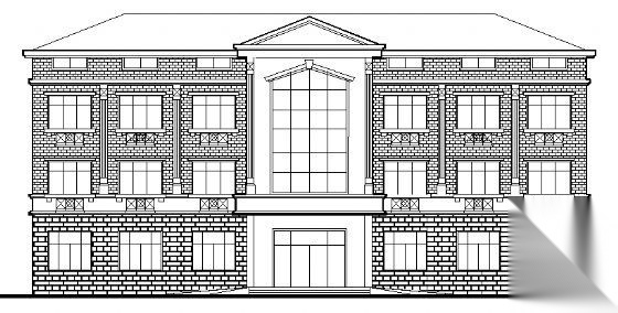 一个办公楼建施图cad施工图下载【ID:151406105】