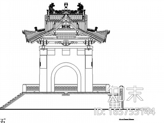 某古建全套施工测绘图施工图下载【ID:165755144】