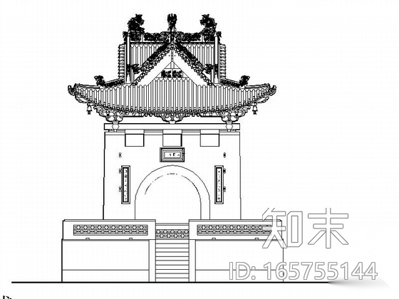 某古建全套施工测绘图施工图下载【ID:165755144】