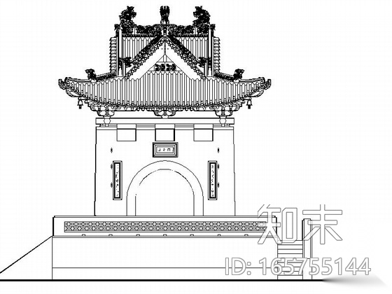 某古建全套施工测绘图施工图下载【ID:165755144】