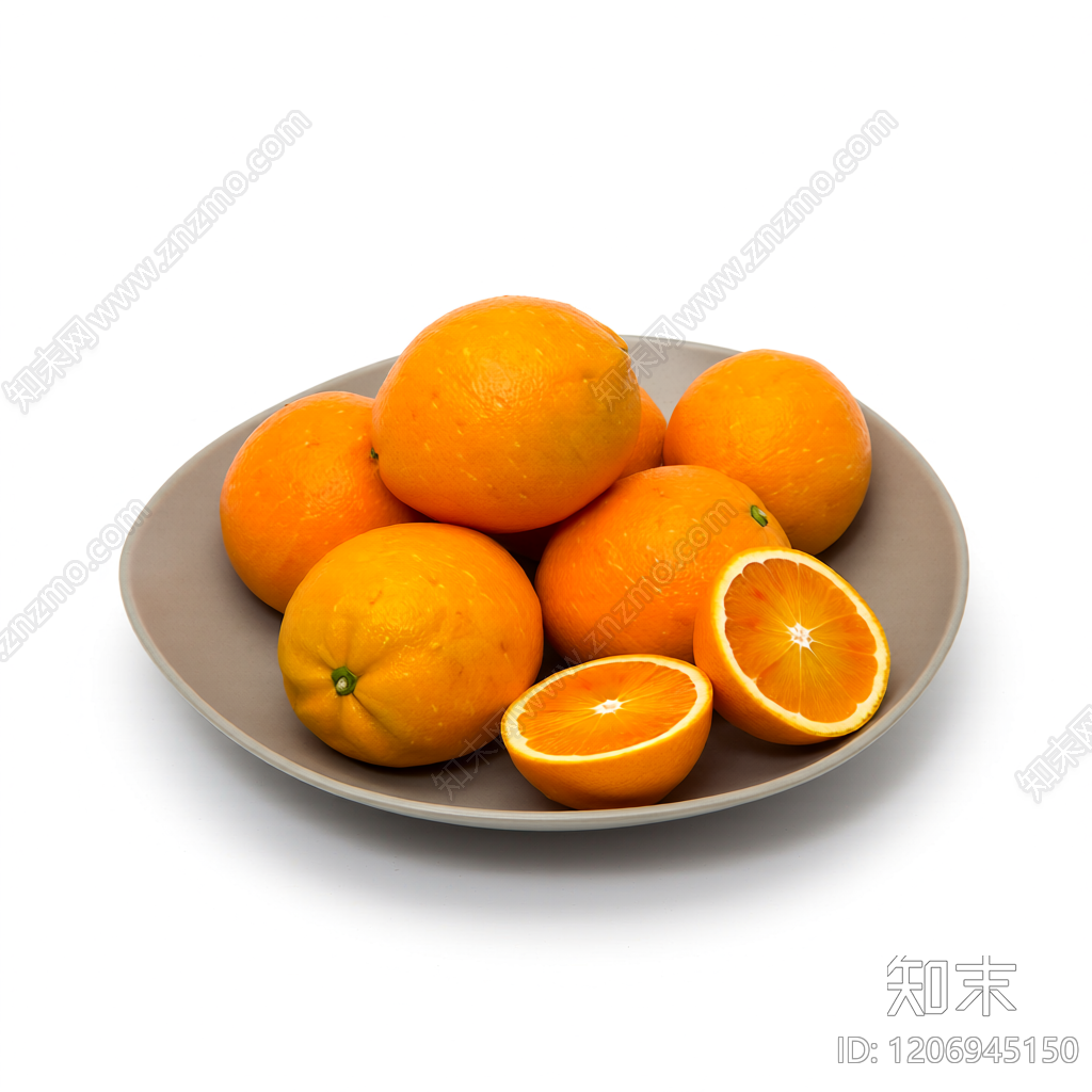 果盘水果组合3D模型下载【ID:1206945150】