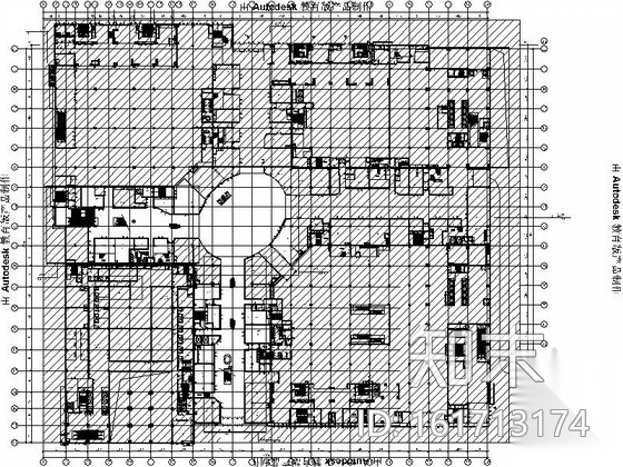 [青岛]知名广场步行商业街商场室内竣工图cad施工图下载【ID:161713174】