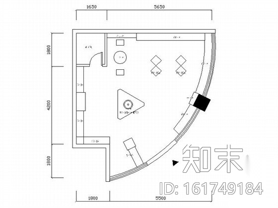 洋酒专卖店装修方案cad施工图下载【ID:161749184】