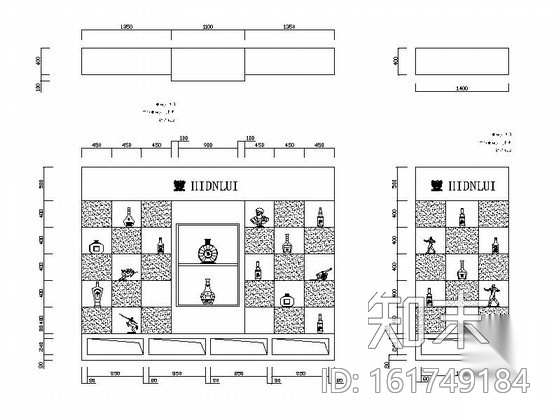 洋酒专卖店装修方案cad施工图下载【ID:161749184】
