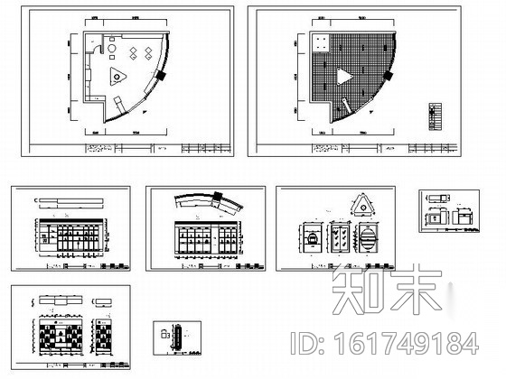 洋酒专卖店装修方案cad施工图下载【ID:161749184】