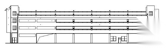 某四层立体车库建筑方案图施工图下载【ID:165428182】