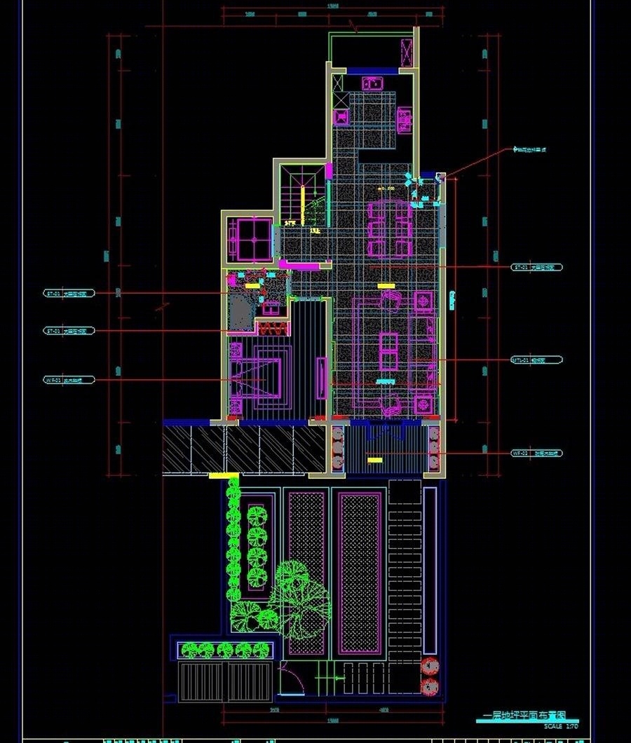 苏州鲁能公馆项目售楼处及样板间（CAD施工图纸）cad施工图下载【ID:66983980】