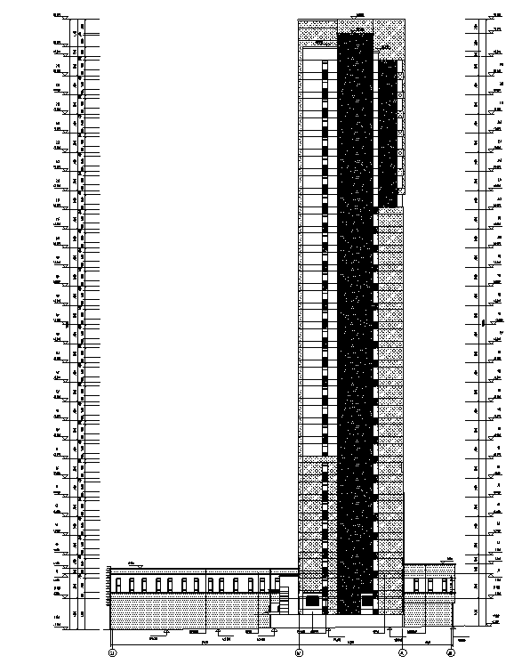 [江苏]高层住宅及商业、幼儿园建筑施工图(多栋建筑图...施工图下载【ID:149864131】