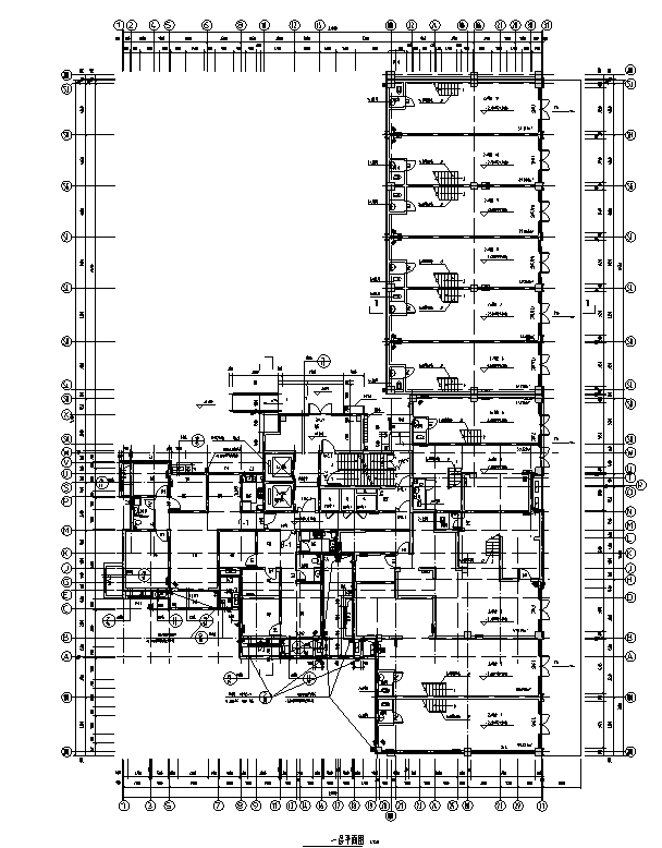 [江苏]高层住宅及商业、幼儿园建筑施工图(多栋建筑图...施工图下载【ID:149864131】