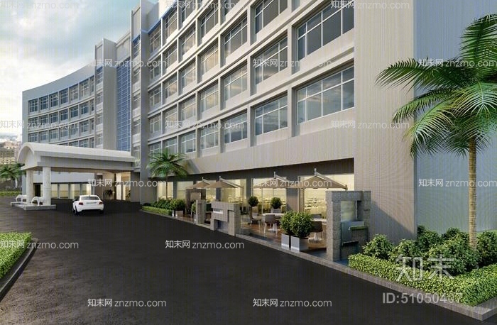 商业裙楼3D模型下载【ID:51050407】