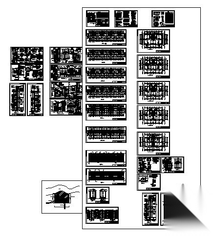 [黑龙江]某六层职工宿舍楼建筑施工图cad施工图下载【ID:165944100】