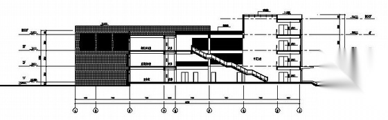 无锡惠山某学校规划区行政楼建筑结构方案图cad施工图下载【ID:151574142】