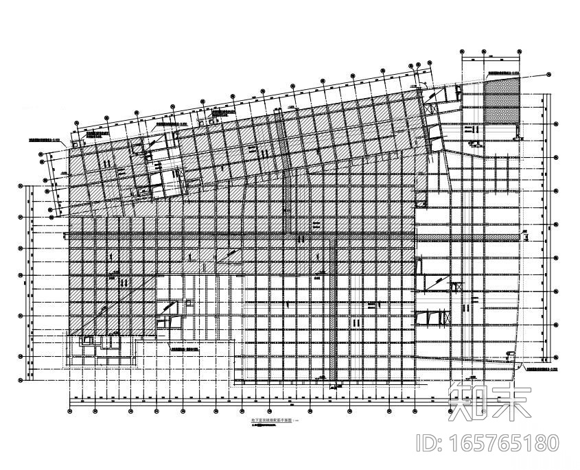 12层框架结构cad施工图下载【ID:165765180】