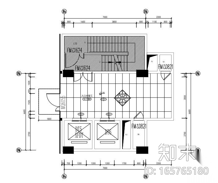 12层框架结构cad施工图下载【ID:165765180】