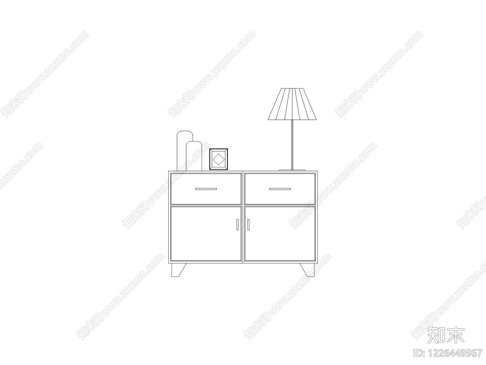 柜子cad施工图下载【ID:1226449967】