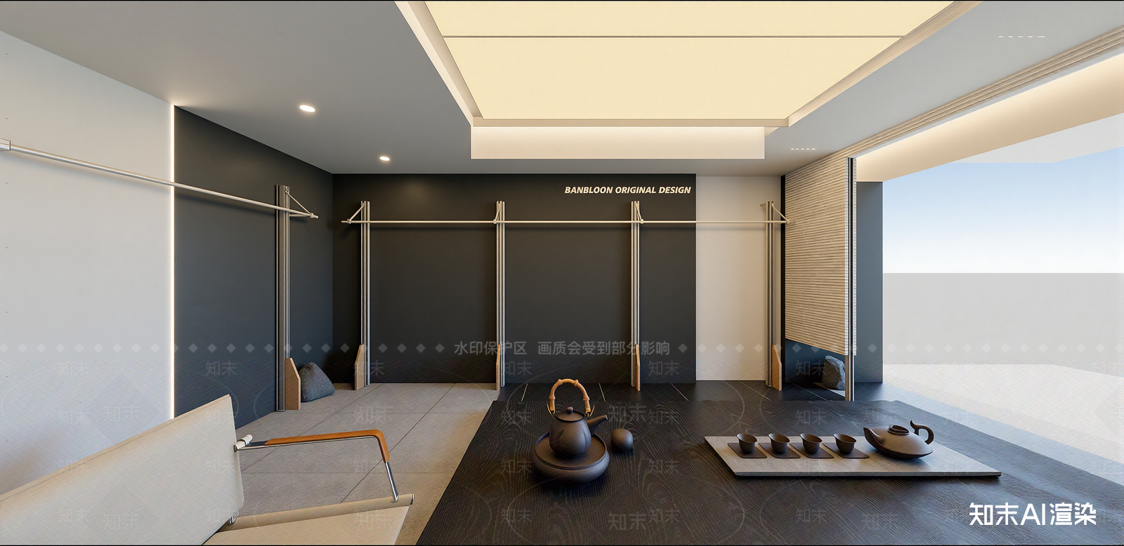 现代服装店SU模型下载【ID:1215967462】