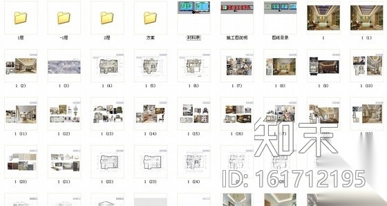 [北京]高贵欧式新古典主义风格两层别墅精装施工图（含...cad施工图下载【ID:161712195】