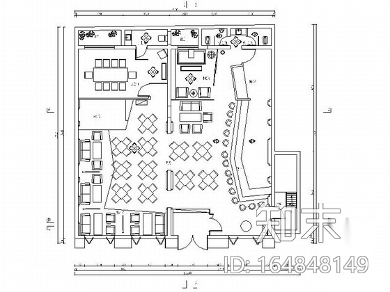 [烟台]欧洲新古典风格西餐酒吧室内装修图（含效果）施工图下载【ID:164848149】