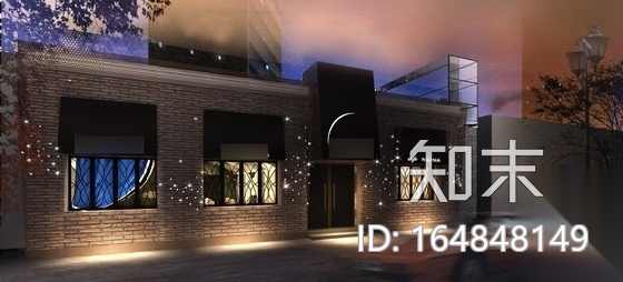 [烟台]欧洲新古典风格西餐酒吧室内装修图（含效果）施工图下载【ID:164848149】