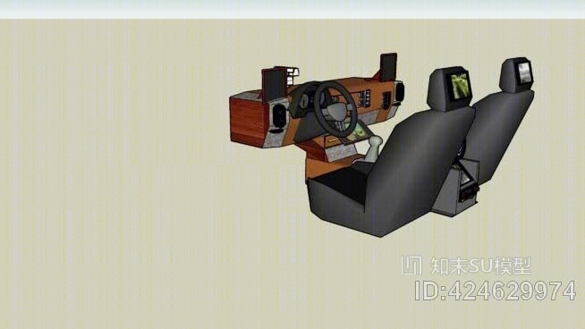 汽车内饰SU模型下载【ID:424629974】
