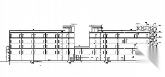 某大学五层大学生活动中心建筑施工图cad施工图下载【ID:166805171】