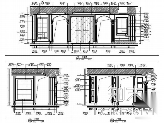 品牌建材专卖店室内装修图cad施工图下载【ID:161749171】