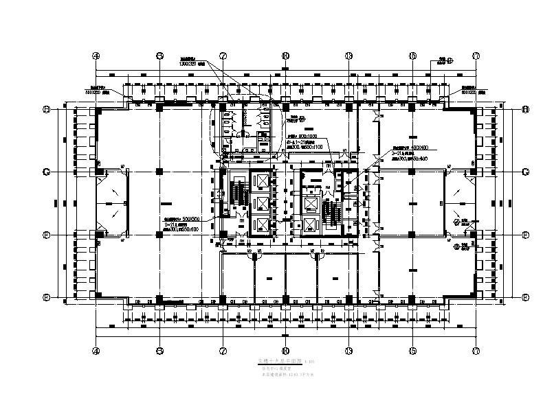 [武汉]高层幕墙立面知名企业办公大楼建筑施工图施工图下载【ID:149960119】