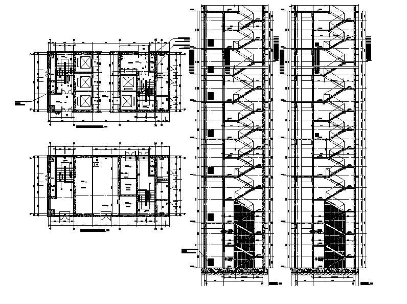 [武汉]高层幕墙立面知名企业办公大楼建筑施工图施工图下载【ID:149960119】