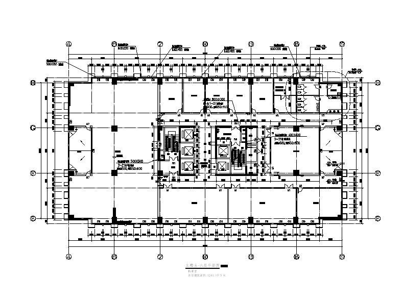 [武汉]高层幕墙立面知名企业办公大楼建筑施工图施工图下载【ID:149960119】