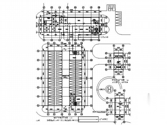 [芜湖]某人民医院120急救中心建筑扩初图cad施工图下载【ID:166802119】