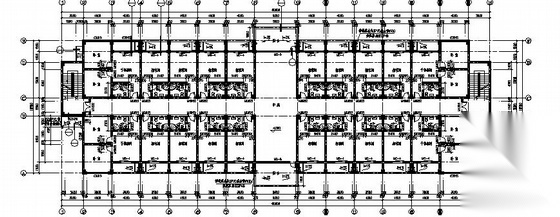 某六层员工宿舍楼建筑施工图cad施工图下载【ID:149843150】