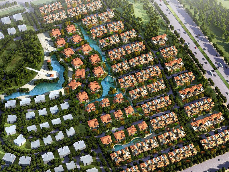 [河南]西班牙风格新乡上海新城住宅建筑规划设计方案文本cad施工图下载【ID:166448113】