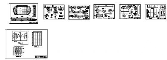 400米跑道及篮排球场施工图施工图下载【ID:151669102】