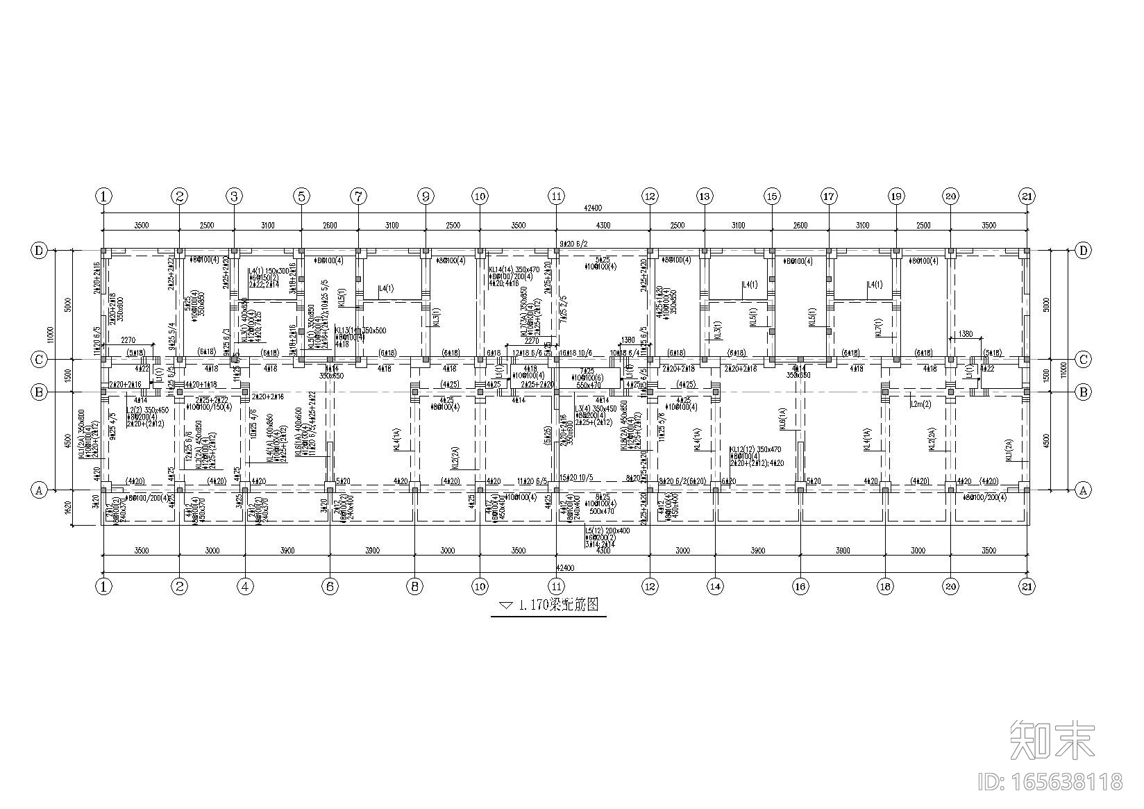 6层底框砌体结构住宅楼结构施工图纸施工图下载【ID:165638118】