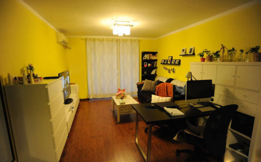 某50平宜家风文艺一居室装修设计实景图施工图下载【ID:161694154】