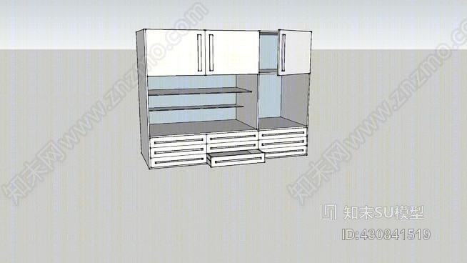 衣柜SU模型下载【ID:430841519】