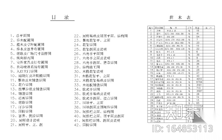 中式老年人公园CAD施工图施工图下载【ID:164853113】