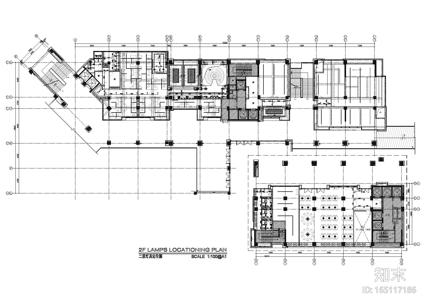 [重庆]重庆万科办公室装饰施工图+实景拍摄cad施工图下载【ID:165117186】