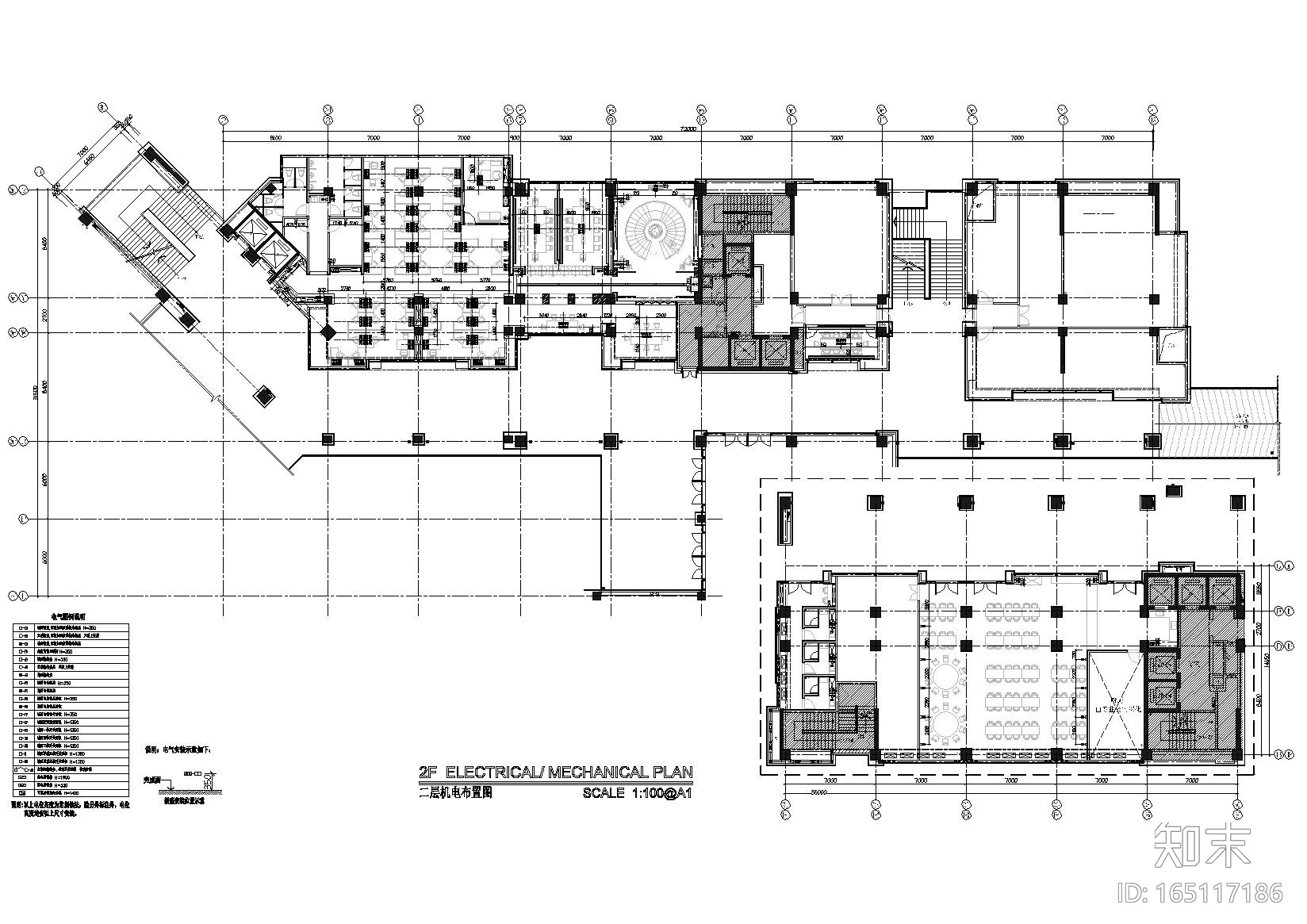 [重庆]重庆万科办公室装饰施工图+实景拍摄cad施工图下载【ID:165117186】