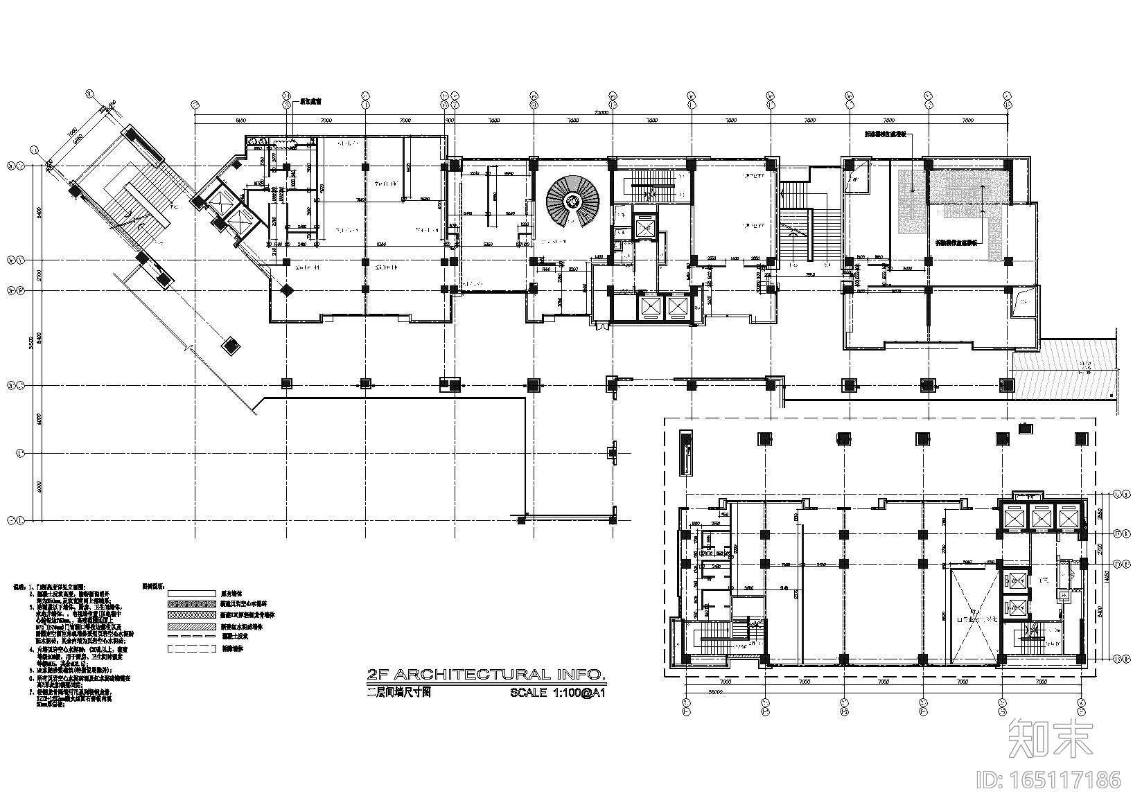 [重庆]重庆万科办公室装饰施工图+实景拍摄cad施工图下载【ID:165117186】