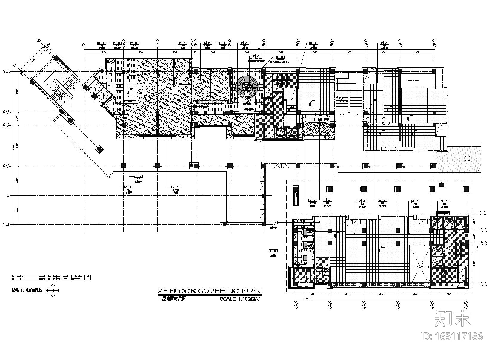 [重庆]重庆万科办公室装饰施工图+实景拍摄cad施工图下载【ID:165117186】