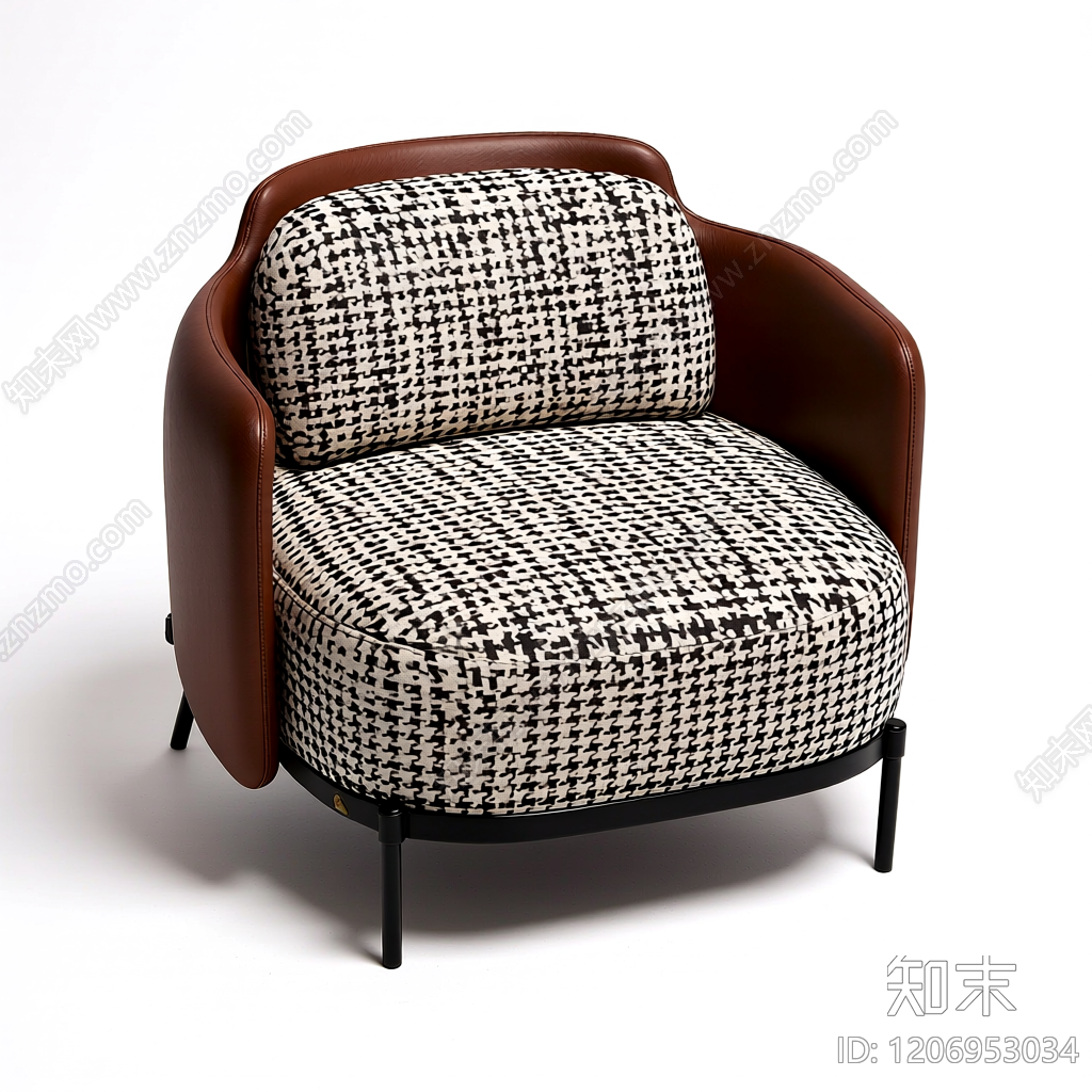 编织坐垫单椅3D模型下载【ID:1206953034】