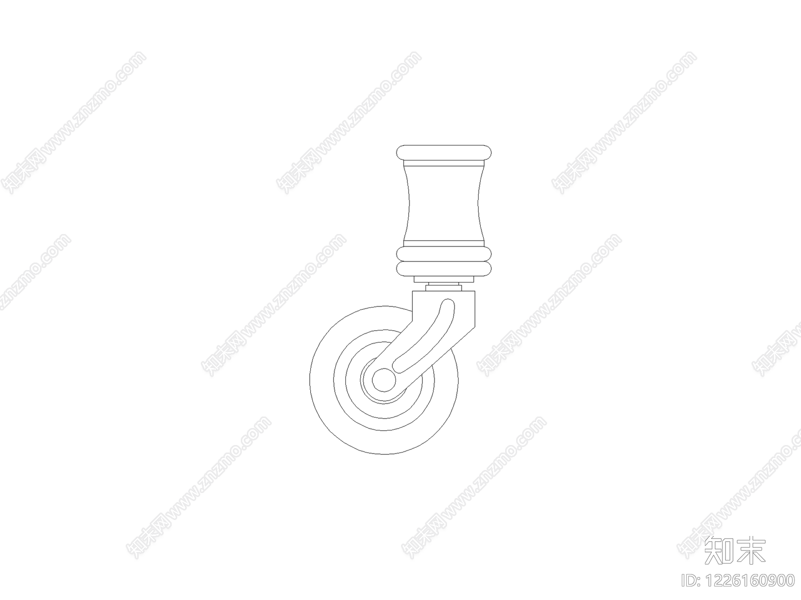 现代椅子CAD图纸