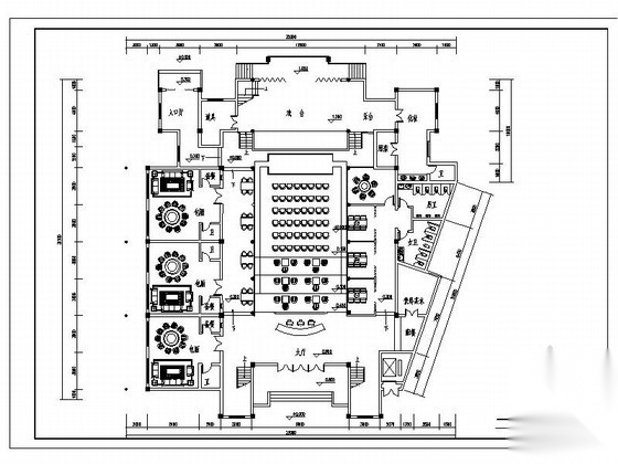 [湖南郴州]某四合院戏楼建筑方案图施工图下载【ID:166084150】